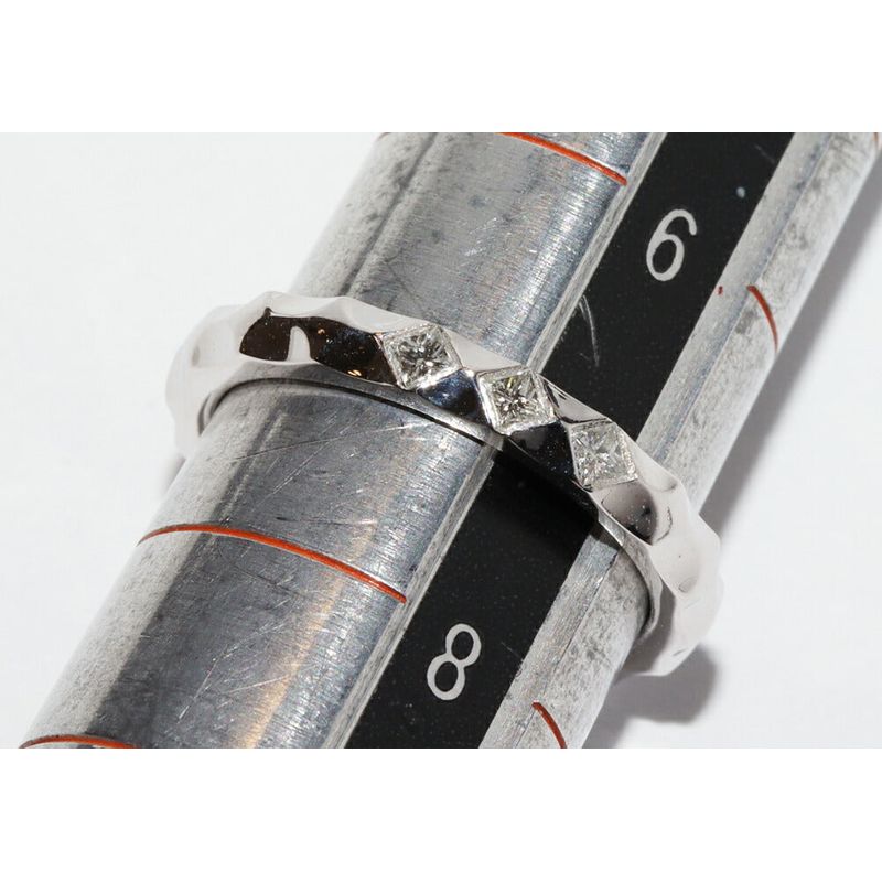 Louis Vuitton K18wg Diamond Monogram Ring